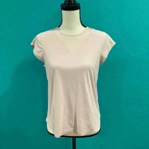 Lululemon for the run short sleeve tee in petal pink